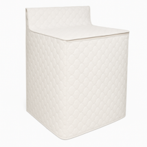 Washing Machine Cover Waterproof Quilted PEVA Zippered Heavy Duty Beige - $14.84
