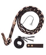 Handmade Leather Bullwhip 4–16 Feet Long 16 Plait Inspired Bull Whip - $40.79+