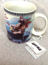 Blue Harbor Coffee Mug Fox Terrier Ceramic Superstar Travel Dogs New w/ Tags - £13.19 GBP