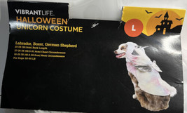 Winged Unicorn Dog Costume Large Labrador German Shepherd By Vibrant Life - £13.86 GBP