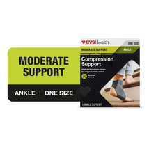 CVS Health Adjustable Compression Ankle Support - $15.34