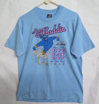Vtg 90s Rat Aladdin Magic Palace 5K Fun Run Graphic T Shirt USA Made Adult Sz L - £63.19 GBP