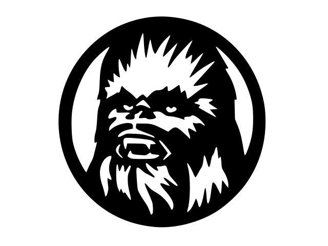 CHEWBACCA STAR WARS Vinyl Decal Car Sticker Wall Truck CHOOSE SIZE COLOR