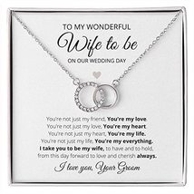 To my WONDERFULwife to be on our wedding day - To my bride on our wedding day ca - £59.49 GBP