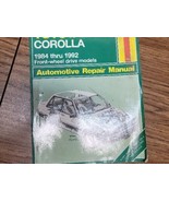 TOYOTA COROLLA 1984 -1992 FWD models - Haynes Repair Manual 92035 (1025)... - £9.19 GBP