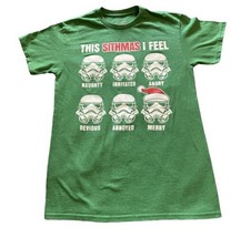 Star Wars T-Shirt Men&#39;s Small Sithmas Stormtrooper Christmas Graphic Tee  - £6.49 GBP