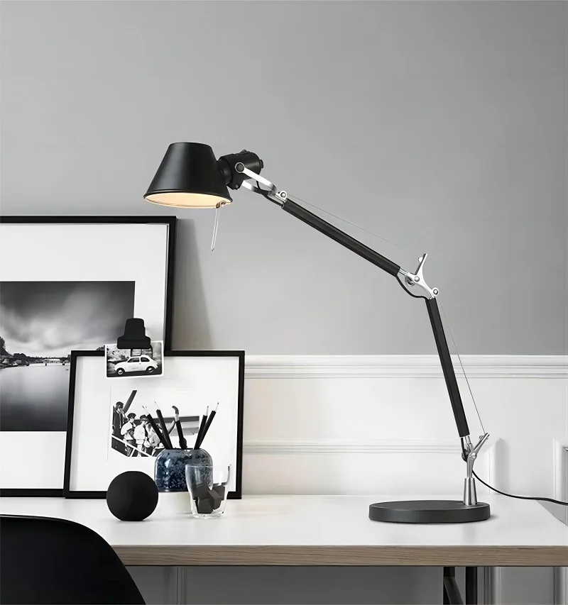Nordic Personality Creative Folding Table Lamp Office Work Bedside Desk ... - $150.98+