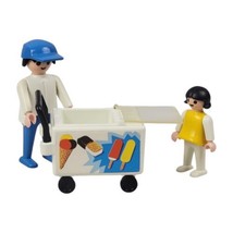 Playmobil Ice Cream Cart Set #3563 Geobra 1982 - $14.00