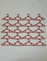 Vintage 20 Barbie Doll Clothes Hangers Red - $14.99