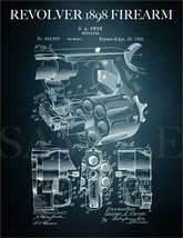 8.5x11 Vintage Firearm Patent Fine Art Print Picture Poster Technical Drawing - £9.09 GBP