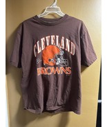 Vintage Cleveland Browns Tim Couch T Shirt XL Sport Attack 90s Dbl Sided - $25.64 CAD