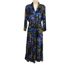 Vtg Jessica Howard Midi Dress Size 6 Long Sleeves Belted Pockets USA Made - £27.97 GBP
