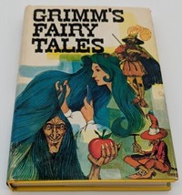 1954 Grimm&#39;s Fairy Tales Book Club Ed. Hardcover With Dust Jacket Dounleday - £11.75 GBP