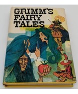 1954 GRIMM&#39;S FAIRY TALES Book Club Ed. Hardcover with Dust Jacket Dounleday - £11.75 GBP