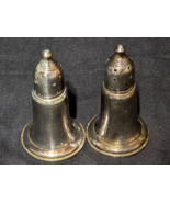 Vintage EMPIRE 2344 Weighted SILVER CLAD (Not Plated) Salt And Pepper Sh... - $26.38