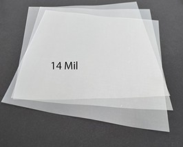 Acid Tactical 3 Pack of 12&quot;x12&quot; Blank Mylar Sheets 14Mil .35mm Clear for... - £7.71 GBP