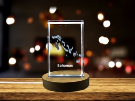 LED Base included |  Bahamas 3D Engraved Crystal 3D Engraved Crystal Kee... - $484.45 MXN+