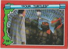 N) 1991 Topps - Teenage Mutant Ninja Turtles 2 - Movie Trading Card - #59 - £1.54 GBP