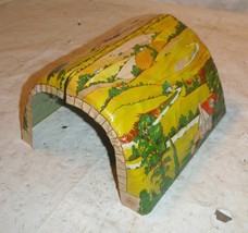 Marx Toys Metal Tin Litho Train Tunnel - $12.99