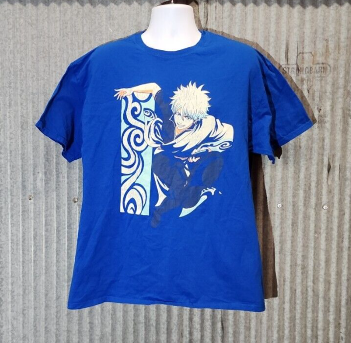 Primary image for Loot Crate Crunchyroll Anime Gin Tama Blue Unisex T-Shirt - Size XL