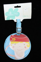 Emirates Airlines Little Travellers Airplane Luggage Tag Circle Light Bl... - £15.04 GBP