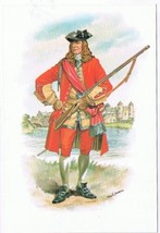 Postcard Stadden Uniform Officer Colonel Hamilton&#39;s Regiment - $2.96