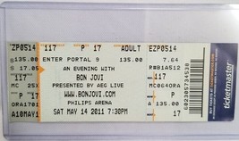 Jon Bon Jovi - Original 2011 Unused Whole Full Concert Ticket - £11.92 GBP