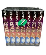 TDK Revue T-160 VHS Tapes New Blank 7 Pack Sealed Pack NEW 8 Hrs. - $32.36 CAD