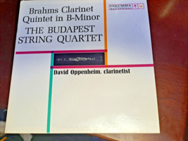 The Budapest String Quartet Brahms Clarinet Quintet In B Minor Vinyl Ml 5626 - £15.46 GBP