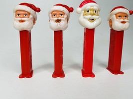 Vintage Pez Dispenser Santa Claus Bundle Set Of 4 Great To Collect - $9.42