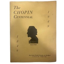 The Chopin Centennial 1849-1949 Hartford CT Polish Society Concert Progr... - £6.84 GBP