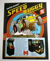 Speed Buggy Arcade FLYER Original Video Game Art Sheet Retro Gaming Vint... - £24.89 GBP