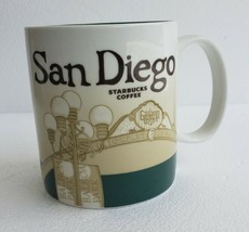 NEW 2010 SAN DIEGO California Starbucks Icon Collector Series Coffee Mug 16 oz - £30.35 GBP