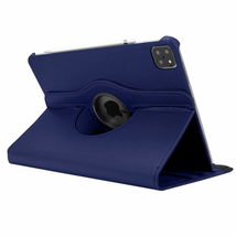 Leather Flip Portfolio Stand Case Cover DARK BLUE for iPad Pro 12.9&quot; 2020 - $10.35