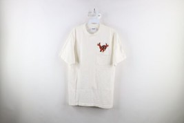 Vtg 90s Disney Womens Large Distressed Winnie the Pooh Tigger Pocket T-Shirt USA - £38.89 GBP