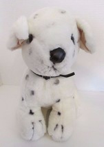 Cuddle Wit plush Dalmatian stuffed dog puppy large black collar vinyl nose - £11.86 GBP