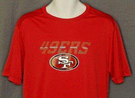 Men's San Francisco 49ers T-Shirt Size Large Red Athletic Short Sleeve NEW - $19.58