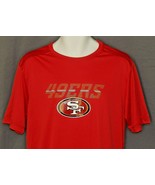 Men&#39;s San Francisco 49ers T-Shirt Size Large Red Athletic Short Sleeve NEW - £15.31 GBP