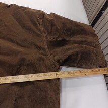 City Streets RN#93677 Men's Brown Full Zip Genuine Leather Jacket Pocket Size XL image 6