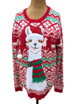 Jolly Sweaters Lama Christmas Sweater  Holiday Womens Size M Fun Novelty... - £31.87 GBP