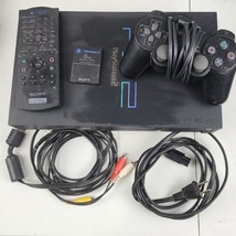 Sony PlayStation 2 PS2 Fat Console Bundle With Controller Remote AV Cord Damaged - £79.32 GBP