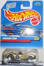 1998 Hot Wheels Mattel Wheels &quot;Ferrari 250&quot; #866 Mint Car On Sealed Card - £3.12 GBP
