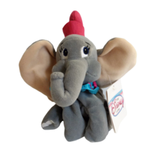 Disney Store Dumbo Plush Mini 8&quot; Beanbag Elephant Stuffed Toy Vintage Pi... - $17.61