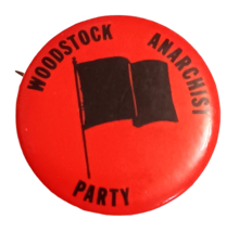 1970s Woodstock Anarchico Festa Pinback Protesta Contatore Hippy Bandier... - £36.08 GBP