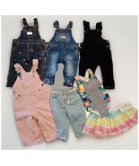 Clothes Lot Girls Size 9 Mos 7pcs Jeans Overalls Skirt Swimsuit OshKosh ... - $35.50