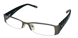 Apple Bottoms Womens Eyeglass Rimless Rectangle 706 3 Grey Black Wood 51mm - £28.66 GBP