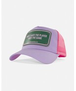 Don&#39;t Hate the Player Hate the Game Purple Adjustable Trucker Cap Hat - €59,67 EUR