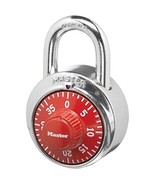 Master Lock 1504D Locker Lock Combination Padlock, 1 Pack, Red - €18,93 EUR