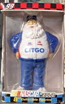 Coca-Cola Santa Christmas Figurine 8&quot; NASCAR CITGO Jeff Burton 2002 - $13.72