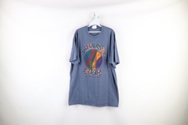 Vintage 90s Mens 2XL Faded Spell Out Rainbow Universal Studios Florida T-Shirt - £31.25 GBP